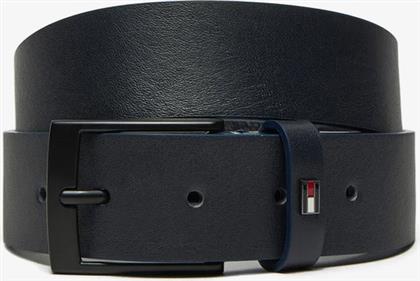 ΑΝΔΡΙΚΗ ΔΕΡΜΑΤΙΝΗ ΖΩΝΗ 3.5CM AM0AM13014-DW6 ΜΠΛΕ TOMMY HILFIGER