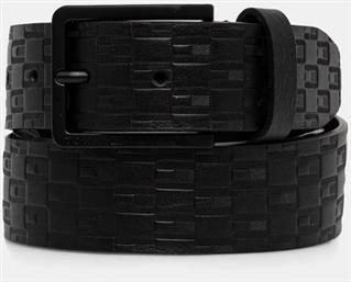 ΑΝΔΡΙΚΗ ΔΕΡΜΑΤΙΝΗ ΖΩΝΗ 3.5CM AM0AM14078-BDS ΜΑΥΡΗ TOMMY HILFIGER