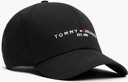 ΑΝΔΡΙΚΟ ΚΑΠΕΛΟ ΜΕ ΛΟΓΟΤΥΠΟ - AM0AM07352 ΜΑΥΡΟ TOMMY HILFIGER