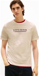 ΑΝΔΡΙΚΟ T-SHIRT ΜΕ ΛΟΓΟΤΥΠΟ REGULAR FIT - MW0MW40324 ΕΚΡΟΥ TOMMY HILFIGER