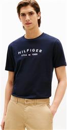 ΑΝΔΡΙΚΟ T-SHIRT ΜΟΝΟΧΡΩΜΟ REGULAR FIT - MW0MW39356 ΜΠΛΕ ΣΚΟΥΡΟ TOMMY HILFIGER