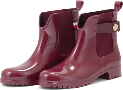 ANKLE RAINBOOT WITH METAL DETAIL FW0FW06777 - 02751 TOMMY HILFIGER από το MYSHOE