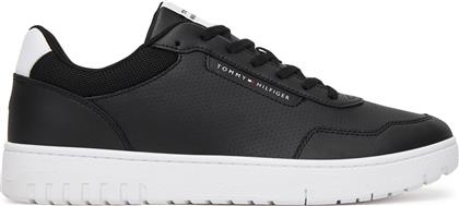 ΑΘΛΗΤΙΚΑ BASKET CORE LITE LTH FM0FM05868 ΜΑΥΡΟ TOMMY HILFIGER