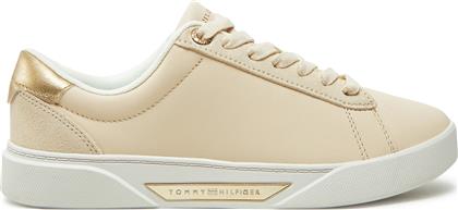 ΑΘΛΗΤΙΚΑ CHIC COURT SNEAKER FW0FW08382 ΜΠΕΖ TOMMY HILFIGER