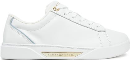 ΑΘΛΗΤΙΚΑ CHIC COURT SNEAKER FW0FW08642 ΛΕΥΚΟ TOMMY HILFIGER