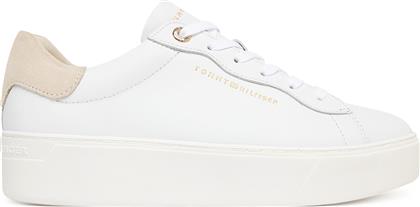 ΑΘΛΗΤΙΚΑ CHIC PLATFORM CUPSOLE SNEAKER FW0FW09021 ΛΕΥΚΟ TOMMY HILFIGER