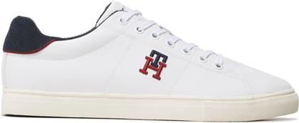 ΑΘΛΗΤΙΚΑ CORE VULC VARSITY MONOGRAM FM0FM04350 ΛΕΥΚΟ TOMMY HILFIGER