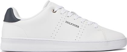 ΑΘΛΗΤΙΚΑ COURT CUP LTH PERF DETAIL FM0FM05038 ΛΕΥΚΟ TOMMY HILFIGER