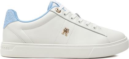 ΑΘΛΗΤΙΚΑ ELEVATED ESSENT SNEAKER MONOGRAM FW0FW07999 ΕΚΡΟΥ TOMMY HILFIGER