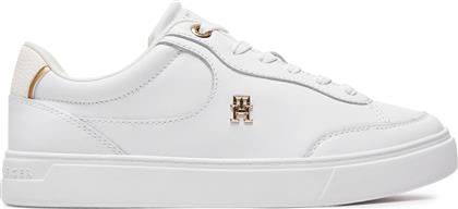 ΑΘΛΗΤΙΚΑ ESSENTIAL CHIC COURT SNEAKER FW0FW08322 ΛΕΥΚΟ TOMMY HILFIGER από το EPAPOUTSIA