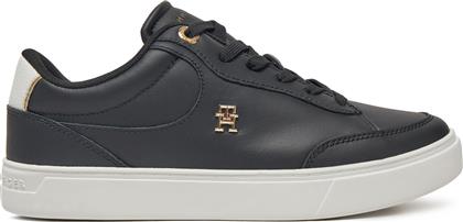 ΑΘΛΗΤΙΚΑ ESSENTIAL CHIC COURT SNEAKER FW0FW08322 ΜΑΥΡΟ TOMMY HILFIGER