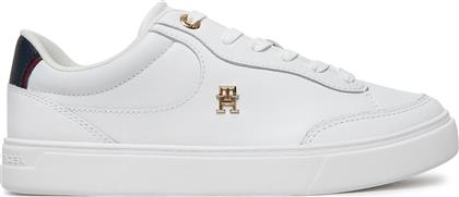 ΑΘΛΗΤΙΚΑ ESSENTIAL CHIC COURT SNEAKER FW0FW08579 ΛΕΥΚΟ TOMMY HILFIGER