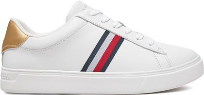 ΑΘΛΗΤΙΚΑ ESSENTIAL COURT SNEAKER FW0FW08321 ΛΕΥΚΟ TOMMY HILFIGER