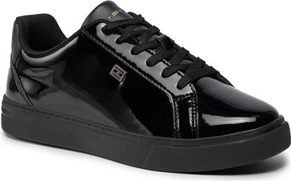 ΑΘΛΗΤΙΚΑ ESSENTIAL COURT SNEAKER PATENT FW0FW07868 ΜΑΥΡΟ TOMMY HILFIGER