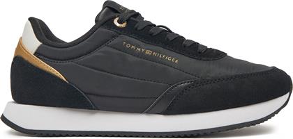 ΑΘΛΗΤΙΚΑ ESSENTIAL RUNNER FW0FW08332 ΜΑΥΡΟ TOMMY HILFIGER