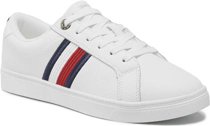 ΑΘΛΗΤΙΚΑ ESSENTIAL STRIPES SNEAKER FW0FW06903 ΛΕΥΚΟ TOMMY HILFIGER