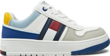 ΑΘΛΗΤΙΚΑ FLAG LOW CUT LACE-UP SNEAKER T3X9-33863-1269 M ΛΕΥΚΟ TOMMY HILFIGER