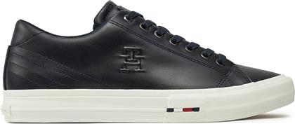 ΑΘΛΗΤΙΚΑ HI VULC STREET PATCH LTH LUXE FM0FM05203 ΣΚΟΥΡΟ ΜΠΛΕ TOMMY HILFIGER