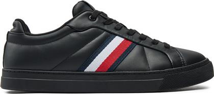 ΑΘΛΗΤΙΚΑ ICON COURT FM0FM05163 ΜΑΥΡΟ TOMMY HILFIGER