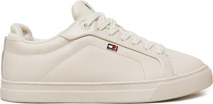 ΑΘΛΗΤΙΚΑ ICON COURT SNEAKER FLAG FW0FW08327 ΕΚΡΟΥ TOMMY HILFIGER από το EPAPOUTSIA