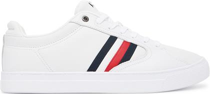 ΑΘΛΗΤΙΚΑ ICON COURT STRIPES FM0FM05628 ΛΕΥΚΟ TOMMY HILFIGER