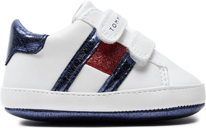 ΑΘΛΗΤΙΚΑ KIKI T0A4-33180-1528 ΛΕΥΚΟ TOMMY HILFIGER