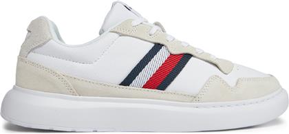 ΑΘΛΗΤΙΚΑ LIGHT CUPSOLE LTH MIX STRIPES FM0FM04889 ΛΕΥΚΟ TOMMY HILFIGER