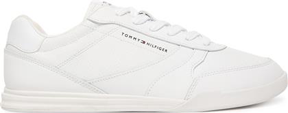 ΑΘΛΗΤΙΚΑ LOPRO CUP LEATHER FM0FM05677 ΛΕΥΚΟ TOMMY HILFIGER
