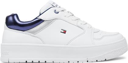 ΑΘΛΗΤΙΚΑ LOW CUT LACE-UP SNEAKER T3A9-33525-1351 S ΛΕΥΚΟ TOMMY HILFIGER