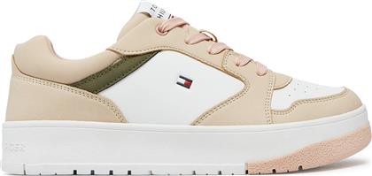 ΑΘΛΗΤΙΚΑ LOW CUT LACE-UP SNEAKER T3A9-33527-1269 S ΛΕΥΚΟ TOMMY HILFIGER