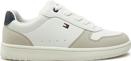 ΑΘΛΗΤΙΚΑ LOW CUT LACE-UP SNEAKER T3X9-33849-1269 S ΛΕΥΚΟ TOMMY HILFIGER