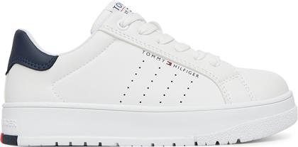 ΑΘΛΗΤΙΚΑ LOW CUT LACE-UP SNEAKER T3X9-33856-1355 M ΛΕΥΚΟ TOMMY HILFIGER