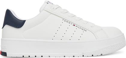 ΑΘΛΗΤΙΚΑ LOW CUT LACE-UP SNEAKER T3X9-33856-1355 S ΛΕΥΚΟ TOMMY HILFIGER