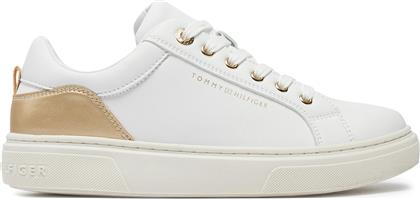 ΑΘΛΗΤΙΚΑ LOW CUT LACE-UP SNEAKER TA9-33539-1351 S ΛΕΥΚΟ TOMMY HILFIGER