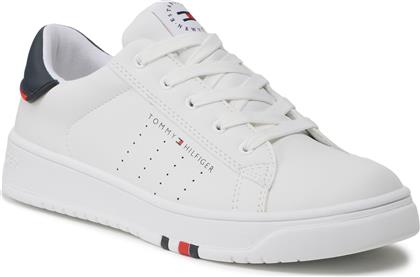 ΑΘΛΗΤΙΚΑ LOW CUT LACE-UP T3B4-32222-1355 S ΛΕΥΚΟ TOMMY HILFIGER