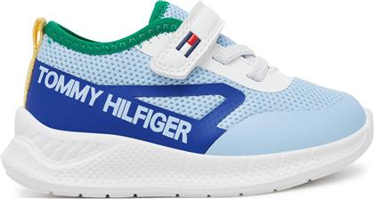 ΑΘΛΗΤΙΚΑ LOW CUT LACE-UP/VELCRO SNEAKER T1B9-33868-1756 M ΜΠΛΕ TOMMY HILFIGER