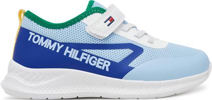 ΑΘΛΗΤΙΚΑ LOW CUT LACE-UP/VELCRO SNEAKER T1B9-33868-1756 S ΓΑΛΑΖΙΟ TOMMY HILFIGER