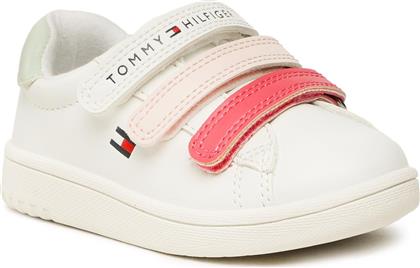 ΑΘΛΗΤΙΚΑ LOW CUT VELCRO SNEAKER T1A9-32710-1355 M ΛΕΥΚΟ TOMMY HILFIGER από το EPAPOUTSIA