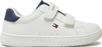 ΑΘΛΗΤΙΚΑ LOW CUT VELCRO SNEAKER T1X9-33836-1355 S ΛΕΥΚΟ TOMMY HILFIGER