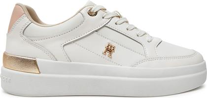 ΑΘΛΗΤΙΚΑ LUX HARDWARE COURT SNEAKER FW0FW07997 ΕΚΡΟΥ TOMMY HILFIGER