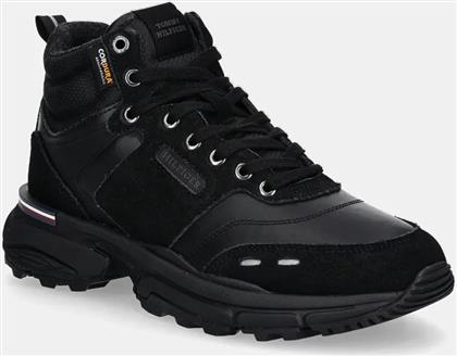 ΑΘΛΗΤΙΚΑ M RUNNER CORDURA HI LTH MIX ΧΡΩΜΑ: ΜΑΥΡΟ, FM0FM05222 TOMMY HILFIGER