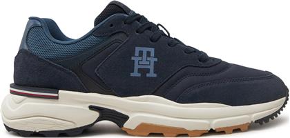 ΑΘΛΗΤΙΚΑ M RUNNER X VENTILE MIX FM0FM05062 ΣΚΟΥΡΟ ΜΠΛΕ TOMMY HILFIGER