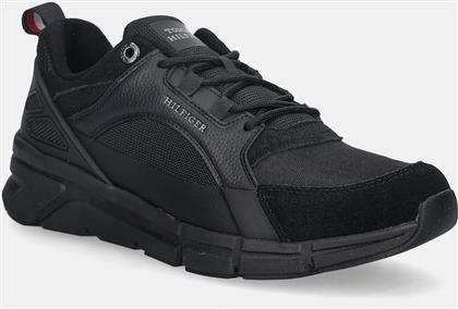 ΑΘΛΗΤΙΚΑ MODERN COMFORT RUN OUTDOOR ΧΡΩΜΑ: ΜΑΥΡΟ, FM0FM05639 TOMMY HILFIGER