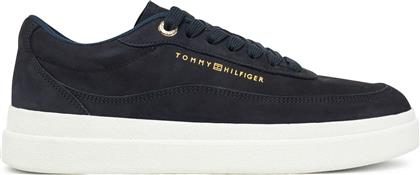 ΑΘΛΗΤΙΚΑ MODERN COURT SNEAKER NUBUCK FW0FW08462 ΣΚΟΥΡΟ ΜΠΛΕ TOMMY HILFIGER