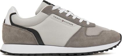 ΑΘΛΗΤΙΚΑ NEW RUNNER EVA MIX FM0FM05465 ΓΚΡΙ TOMMY HILFIGER