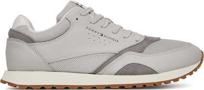 ΑΘΛΗΤΙΚΑ NEW RUNNER EVA MIX FM0FM05522 ΓΚΡΙ TOMMY HILFIGER