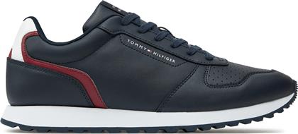 ΑΘΛΗΤΙΚΑ NEW RUNNER EVA MIX LTH FLAG FM0FM05453 ΣΚΟΥΡΟ ΜΠΛΕ TOMMY HILFIGER