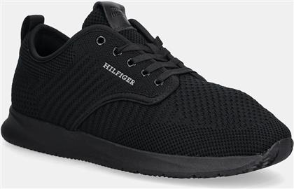 ΑΘΛΗΤΙΚΑ NEWPORT 3D PREMIUM KNIT ΧΡΩΜΑ: ΜΑΥΡΟ, FM0FM05527 TOMMY HILFIGER