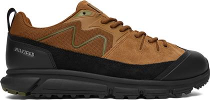 ΑΘΛΗΤΙΚΑ OUTDOOR SNEAKER TECH SUEDE WPM FM0FM05723 ΚΑΦΕ TOMMY HILFIGER