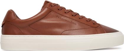 ΑΘΛΗΤΙΚΑ PREMIUM DRESS CUPSOLE COGNAC FM0FM05771 ΚΑΦΕ TOMMY HILFIGER